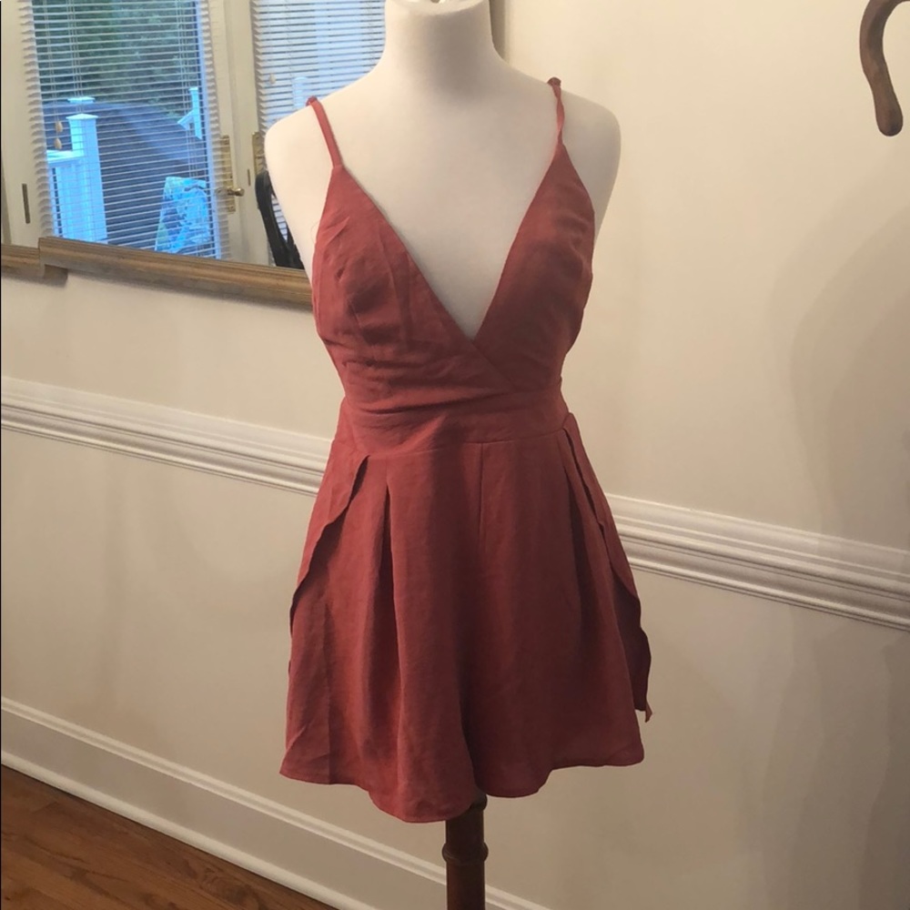 Red romper dressy